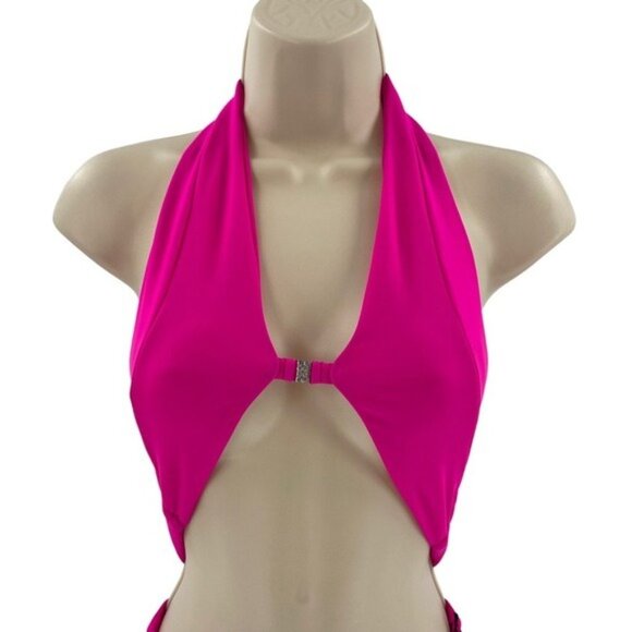 lovewave | NEW The Christensen One Piece Cut Out Swimsuit in Hot Pink Size S - Picture 4 of 12